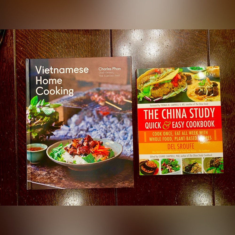 Vietnamese and China Study Cookbooks Set